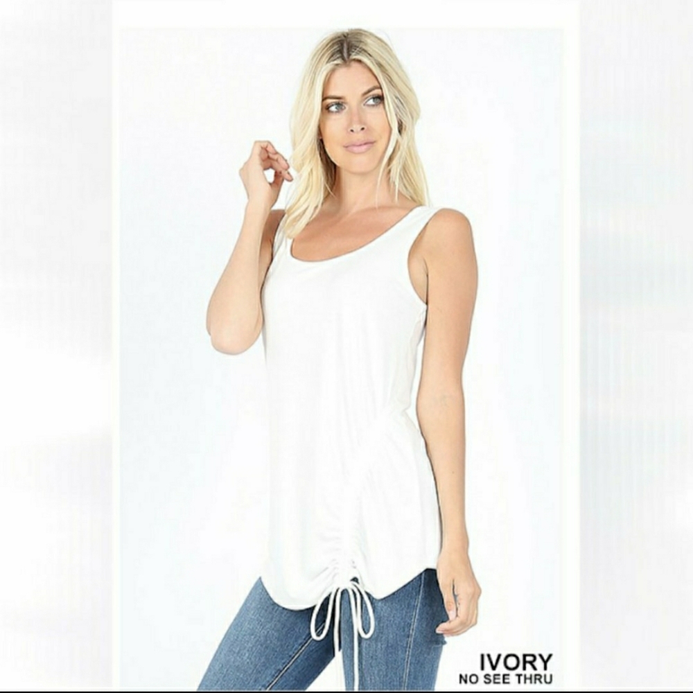 Sleeveless Round Neck Top
